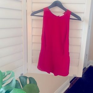Wilfred Filles peplum sleeveless blouse